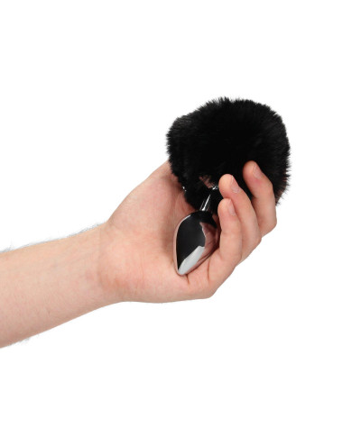 Bunny Tail with Metal Butt Plug