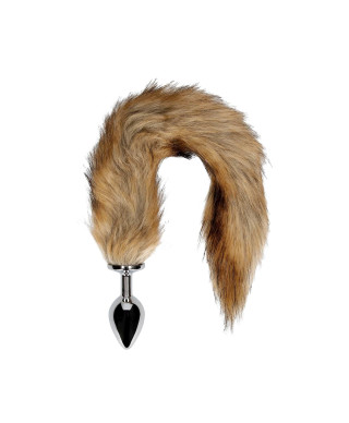 Fox Tail with Metal Butt Plug