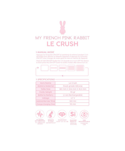 Le Crush Rose Pale - App controlled