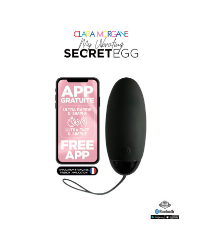 My Vibrating Secret EGG Black - App controlled