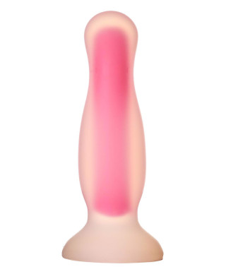 RADIANT SOFT SILICONE GLOW IN THE DARK PLUG LARGE PINK