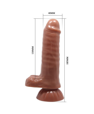 Realistyczny penis dildo członek przyssawka 18cm