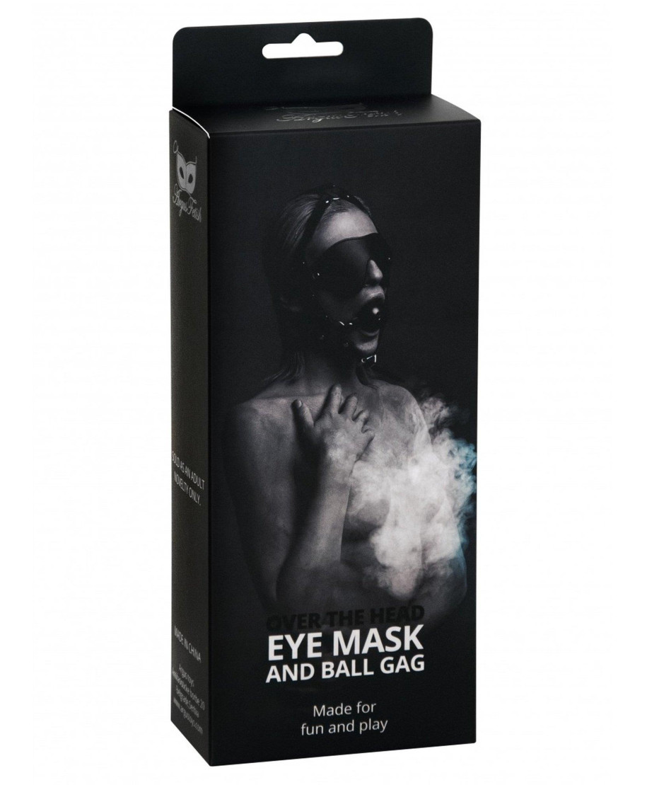 Maska-Eye Mask With Ball Gag