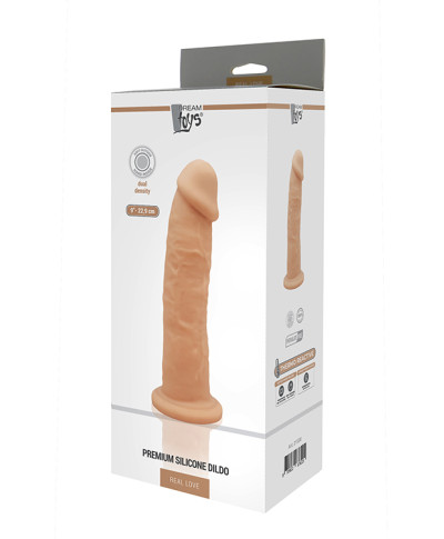 Dildo-dream toys real love dildo 9inch flesh