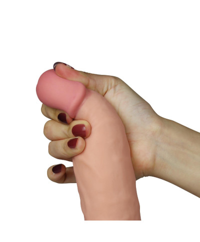 Realistyczne dildo z jądrami i wibracjami 215 cm