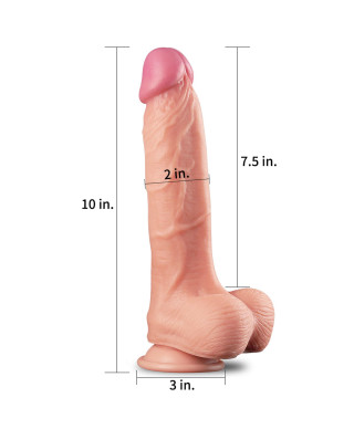 Giętki realistyczny żylasty penis silikonowe dildo
