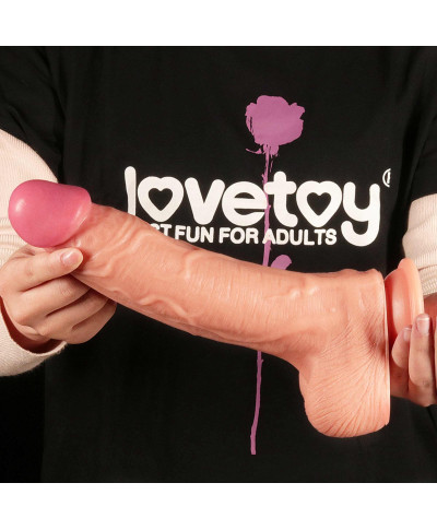 Giętki realistyczny żylasty penis silikonowe dildo