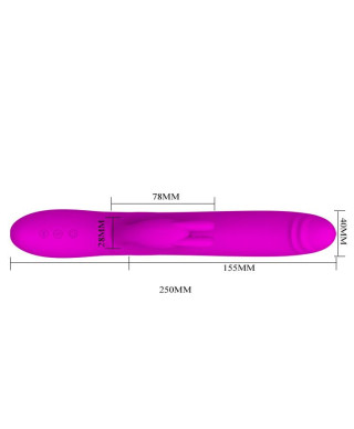 Wibrator z toczącymi się kulkami masażerem 25cm