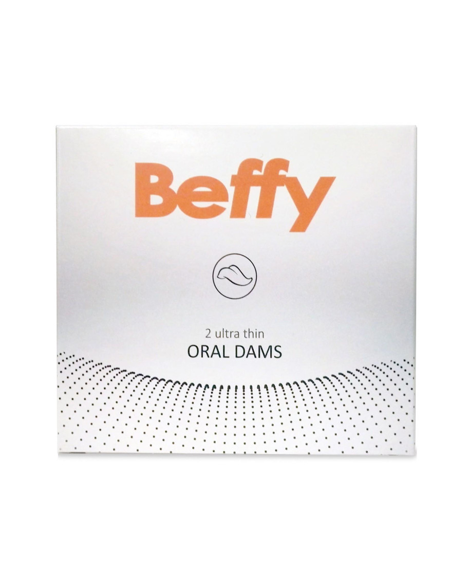 Prezerwatywy-BEFFY ORAL DAM 2 PCS