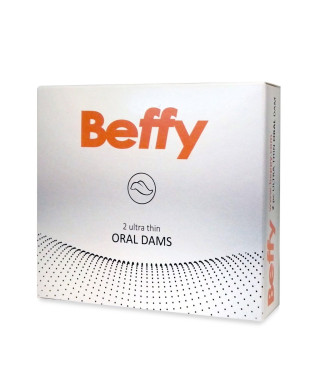 Prezerwatywy-BEFFY ORAL DAM 2 PCS