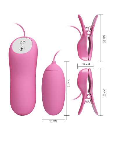 PRETTY LOVE - ELECTRIC SHOCK VIBRO-BULLETS 7 vibration functions 3 electric shock functions