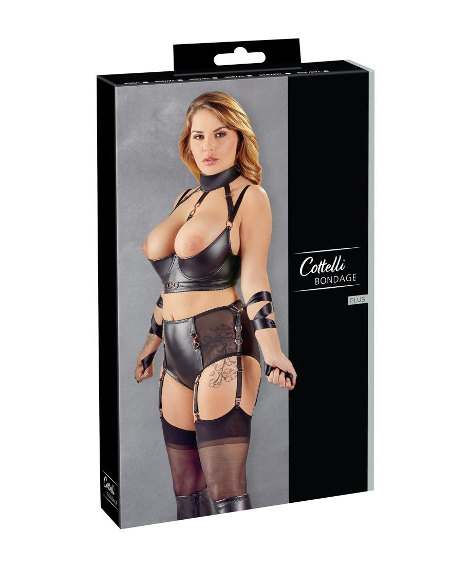 Shelf Bra Set Bondage 95E2XL