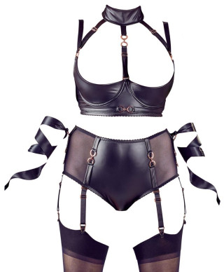 Shelf Bra Set Bondage 95E2XL