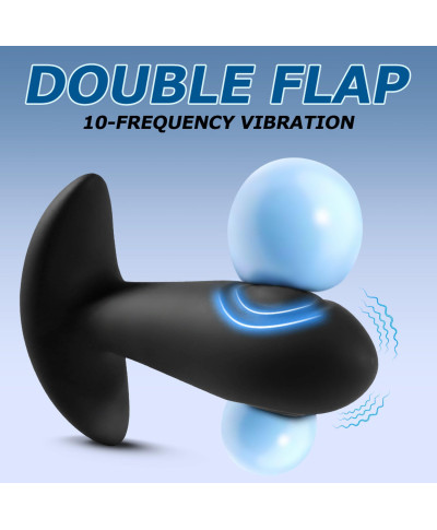 Dual tapping anal plug