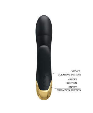 Wibrator króliczek masażer łechtaczki ssanie 19cm