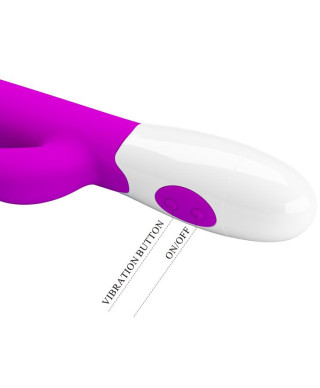 Wielofunkcyjny wibrator króliczek 20 cm 30 trybów