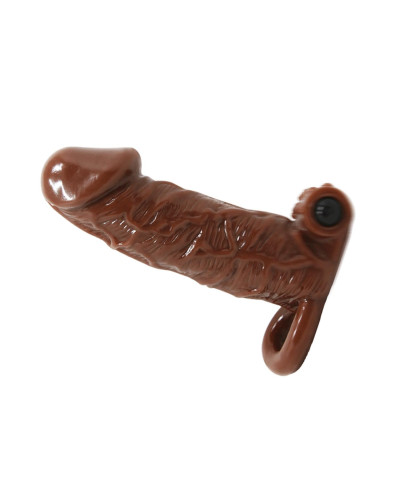 Małe kompaktowe dildo murzyńskie żylaste 15 cm