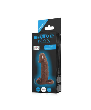 Małe kompaktowe dildo murzyńskie żylaste 15 cm