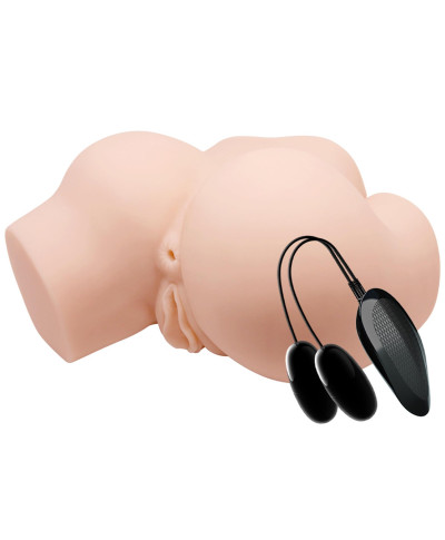 CRAZY BULL- THE REALISTIC Vagina And Anal Vibration Double holes