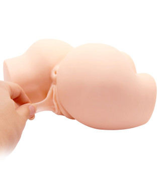 CRAZY BULL- THE REALISTIC Vagina And Anal Vibration Double holes