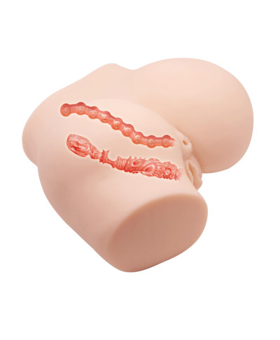 CRAZY BULL- THE REALISTIC Vagina And Anal Vibration Double holes