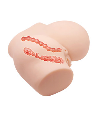 CRAZY BULL- THE REALISTIC Vagina And Anal Vibration Double holes