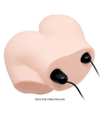 CRAZY BULL- THE REALISTIC Vagina And Anal Vibration Double holes