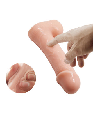Strap On Uprząż z realistycznym żylastym penisem