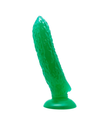 Dildo fikuśny ogórek chropowata tekstura 17 cm