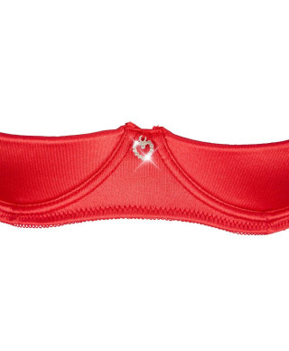 Shelf Bra Set red 75BS