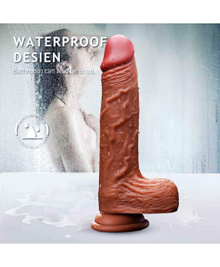 Wibrator podgrzewanie rotacja posuw 21cm 10 trybów