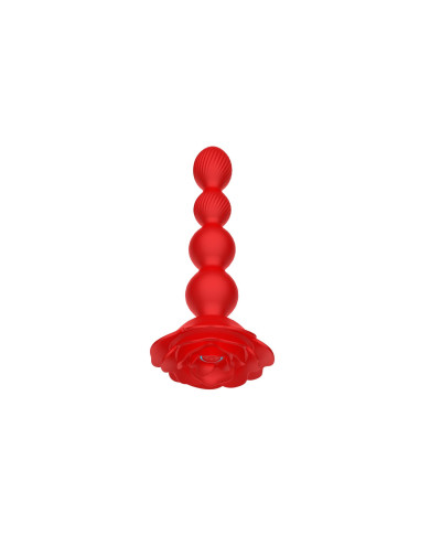 Rose rotating anal beads