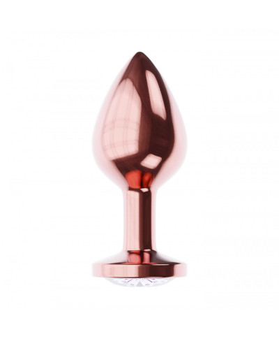 Plug-Butt Plug Diamond Moonstone Shine S Rose Gold