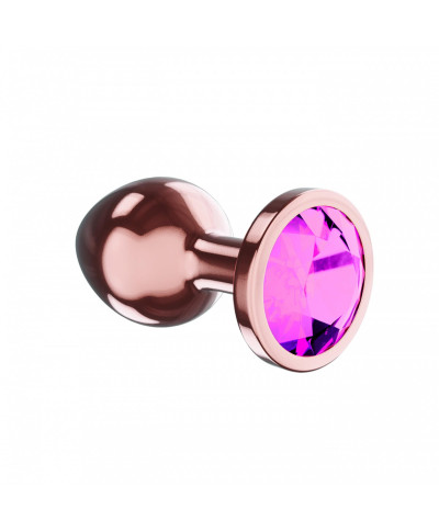 Plug-Butt Plug Diamond Quartz Shine S Rose Gold