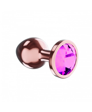 Plug-Butt Plug Diamond Quartz Shine S Rose Gold