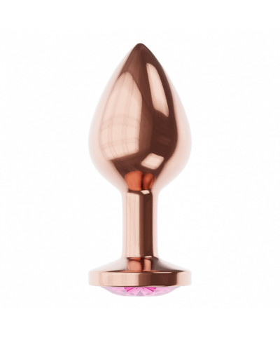 Plug-Butt Plug Diamond Quartz Shine S Rose Gold