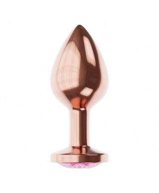Plug-Butt Plug Diamond Quartz Shine S Rose Gold