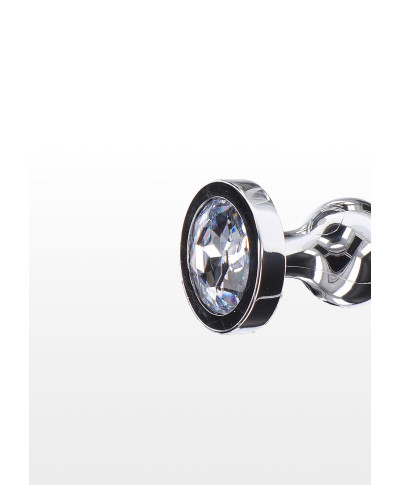 Korek analny sonda stalowa kulkowa diament 13cm