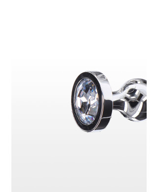 Korek analny sonda stalowa kulkowa diament 13cm