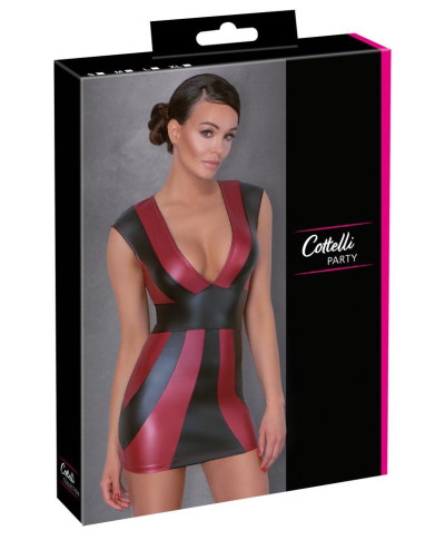 Dress redblack L