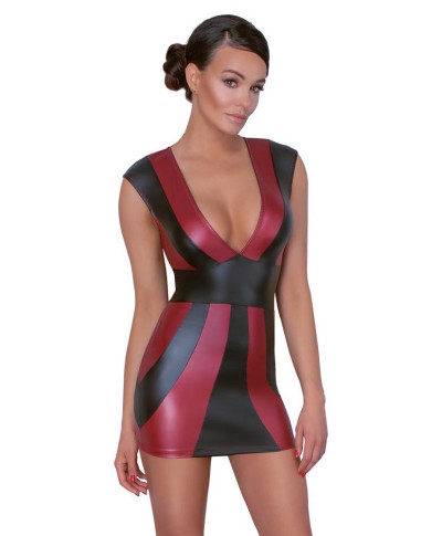 Dress redblack L