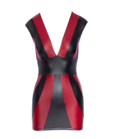Dress redblack L