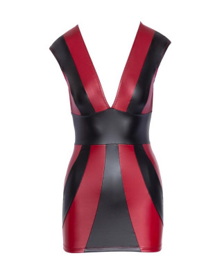 Dress redblack L