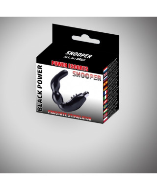 Snooper black prostate stimulator incl batteries