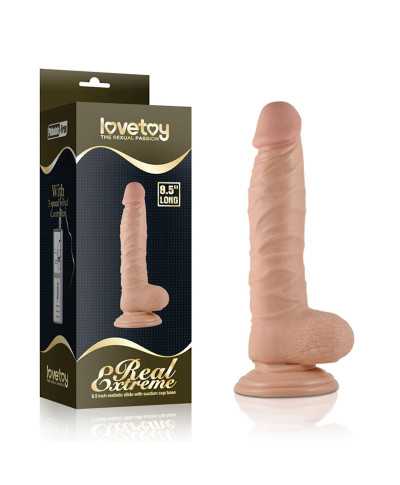 Dildo z przyssawką penis realistyczny żylasty