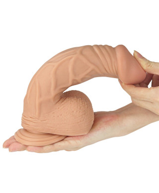 Bardzo giętki penis orgazm realistyczny gumowy