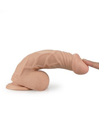 Bardzo giętki penis orgazm realistyczny gumowy