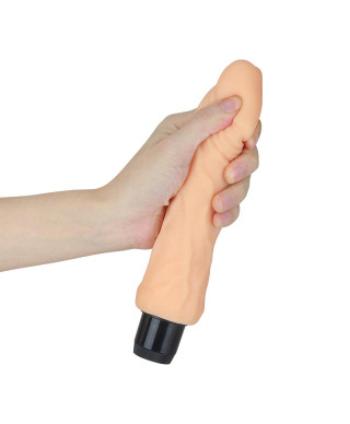 Wibrator naturalny miękki realistyczny penis 20 cm