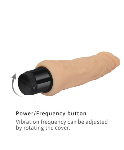 Wibrator naturalny miękki realistyczny penis 20 cm