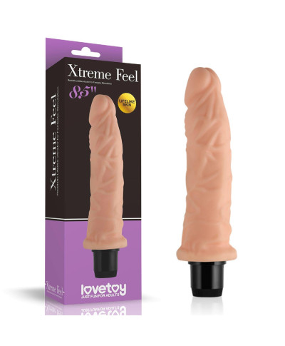 Wibrator naturalny żylasty penis z wibracją 20 cm